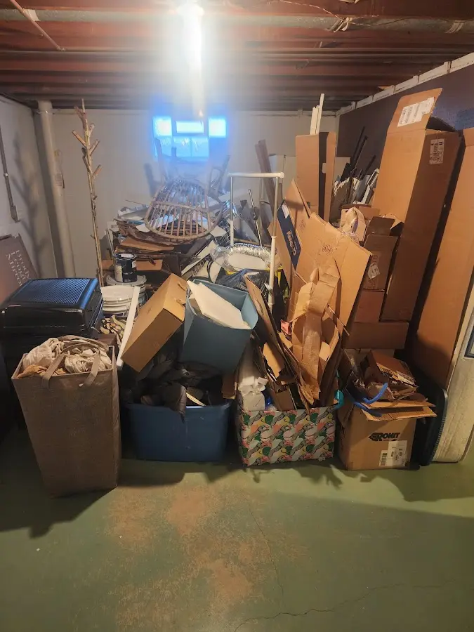 Roll-off dumpster container at job site for 20 Yard Dumpster Rental in Rayville